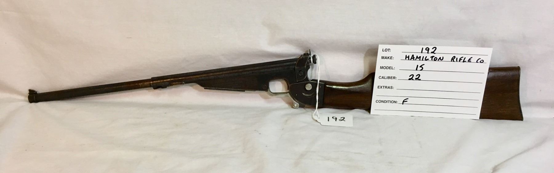 HAMILTON RIFLE CO, MODEL 15, .22