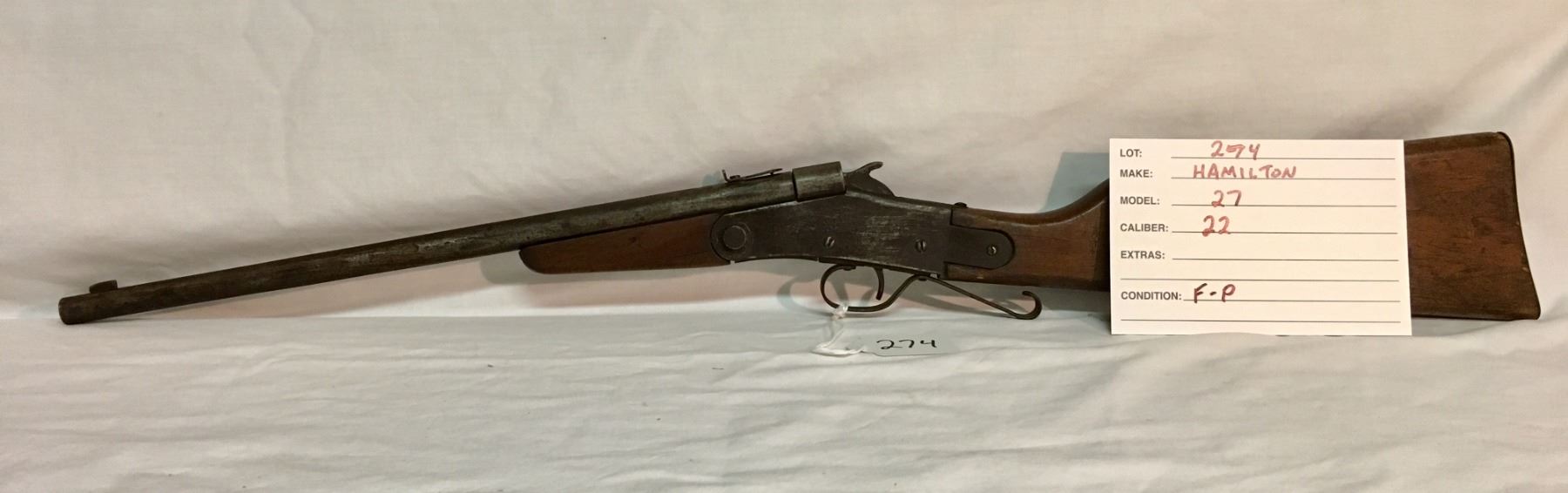 HAMILTON RIFLE CO, MODEL 27, .22