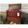Image 1 : 2 RED DOOR TOOL BOXES WITH CONTENTS