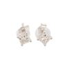 Image 1 : 0.45 ctw Diamond Earrings - 14KT White Gold