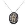 Image 2 : 1.33 ctw Diamond Pendant & Chain - 14KT White Gold