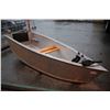 Image 1 : ALUMINUM WELDED BOAT WITH MINN KOTA ELECTRIC TROLLING MOTOR