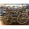 Image 2 : HAND MADE, HAND DECORATED 19TH CENTURY CHILD'S GYPSY CART