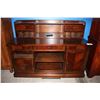 Image 1 : DARK WOOD CABINET WITH TOP
