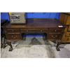 Image 1 : HEKMAN CARVED WOOD WRITING DESK
