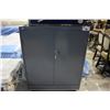 Image 1 : ULINE LOCKING METAL STORAGE CABINET