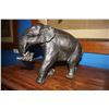 Image 2 : BRASS ELEPHANT CARRYING LOG