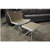 Image 1 : MILANI LOUNGE CHAIR WITH OTTOMAN