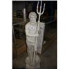 Image 2 : ORNATE DECORATIVE STATUE OF POSEIDON WITH REMOVABLE TRIDENT