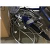 Image 2 : DOSATRON PUMP UNIT, HOSES AND ASSORTED PARTS BINS