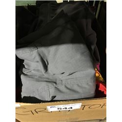 BOX OF ASSORTED OUTDOOR CLOTHING