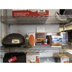 2 CRYSTAL SALT LAMPS, BATHTUB CADDY, FACIAL MASSAGE GIFT SET, BABYLISS PRO, WATERPIK WATER FLOSSER,