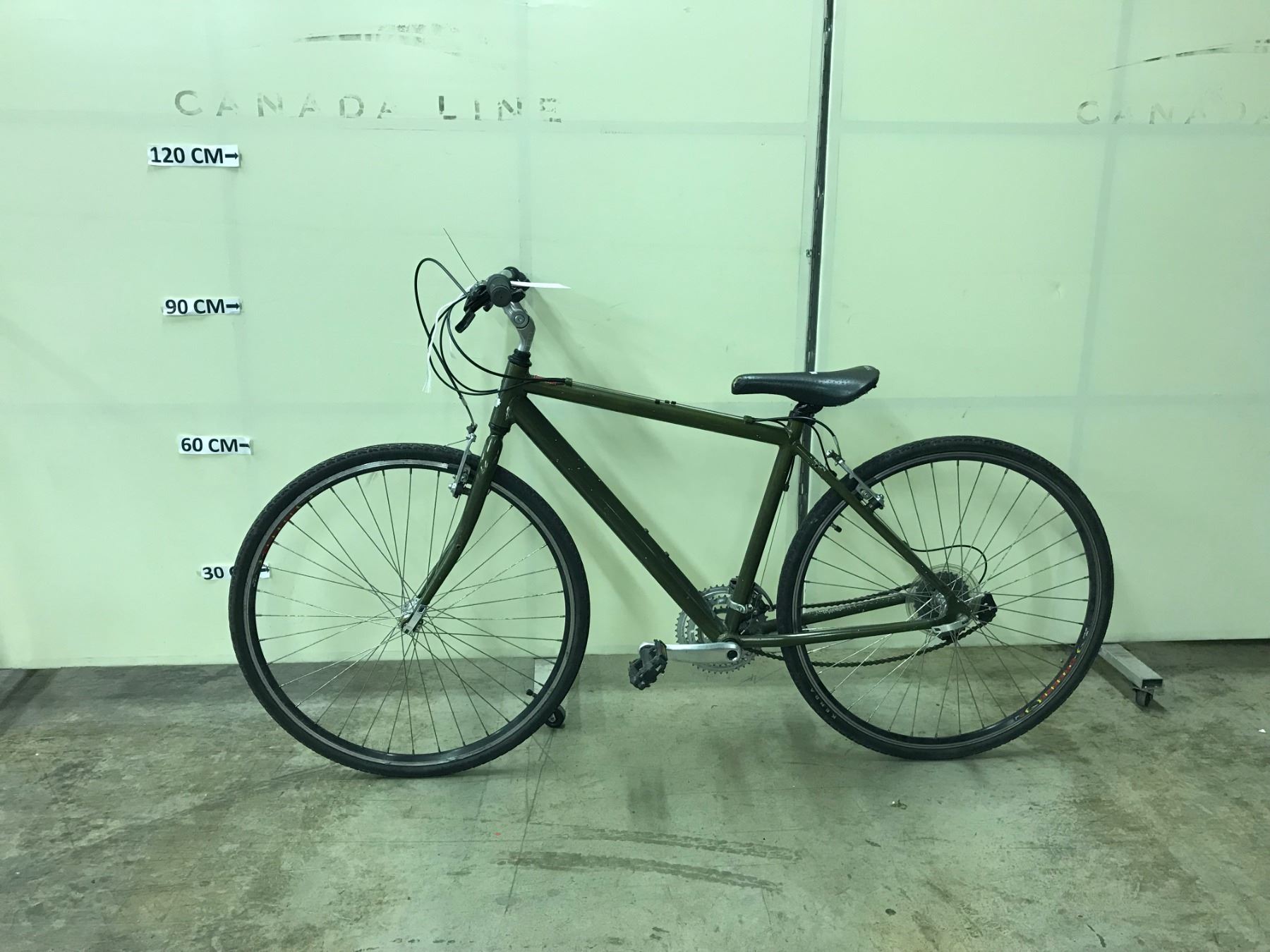 Green Raleigh Bike GREEN RALEIGH 24 SPEED ROAD BIKE - Able Auctions