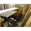 Image 2 : LOT OF 4 ASSORTED ROLLING WAREHOUSE CARTS