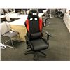 Image 2 : RED AND BLACK ADJUSTABLE RACING/GAMING CHAIR