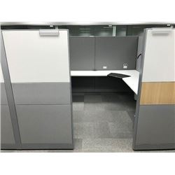 STEELCASE ANSWER 4 PERSON 16' X 16' MODULAR/ADJUSTABLE WORKSTATION SYSTEMS, VIEW ONLINE PICTURES