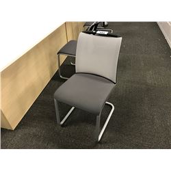 STEELCASE REPLY MESH BACK SLED BASE CLIENT CHAIR