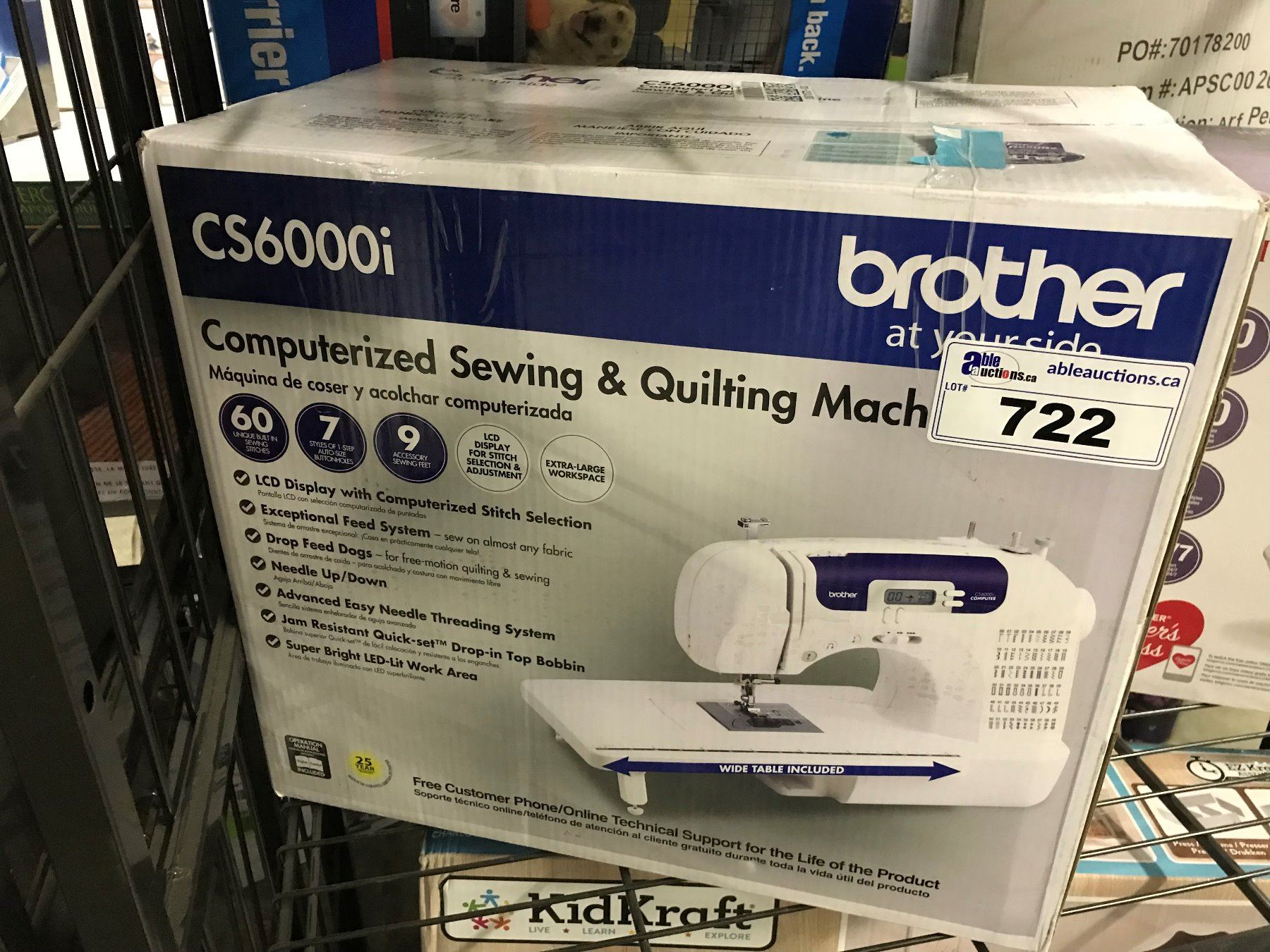 Lot - Brother Cs- 6000i Computerized Sewing Machine Lot - Brother Cs- 6000i Computerized Sewing Machine