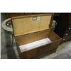 Image 2 : WOODEN TRUNK WITH DRAWER