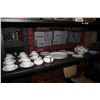 Image 2 : SHELF LOT INCLUDING HALDA TYPE WRITER AND CHINA COLLECTION