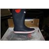 Image 2 : MEN'S SIZE 8 NAVY/RED 12" DECK BOOTS