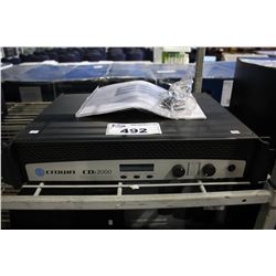 CROWN AUDIO CDI 2000 2 CHANNEL COMMERCIAL POWER AMPLIFIER