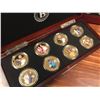 Image 2 : THREE CASED QUEEN ELIZABETH II  CROWNING MOMENTS COIN SETS (ONE PARTIAL)