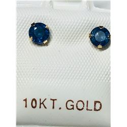 10KT GOLD SAPPHIRE (0.72CT) EARRINGS