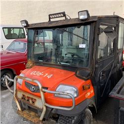 2014 KUBOTA RTV 1140 CPX, SIDE BY SIDE QUAD WITH DUMP, ORANGE, A5KF1HDACE6032525