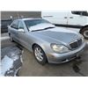 Image 2 : 2000 MERCEDES S500, 4DRSD, GREY, GAS, AUTOMATIC, VIN#WDBNG70J9YA097884, DEAD BATTERY, TRUNK WON'T