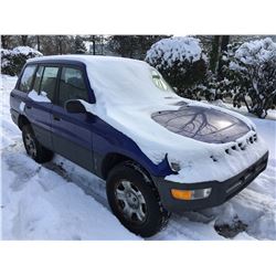 1998 TOYOTA RAV4, 4DR SUV, BLUE, VIN # JT3HP10VXW7081142