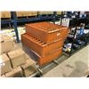 Image 2 : PALLET OF 3 ORANGE HARDWARE SORTING BINS & ASSORTED HEAVY DUTY HARDWARE