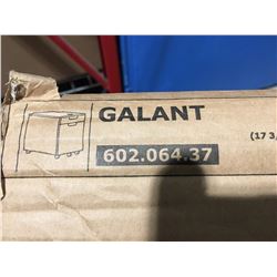 GALANT 2 DRAWER WHITE ROLLING OFFICE FILE CABINET (NEW IN BOX)