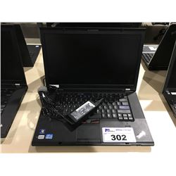 LENOVO THINK PAD LAPTOP COMPUTER (HARD DRIVE HAS BEEN REMOVED)