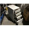 Image 2 : WHITE 4 DRAWER SMALL OFFICE CABINET
