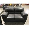 Image 3 : 2PCS CHARCOAL GREY MICRO FIBER UPHOLSTERED SOFA & LOVESEAT SET