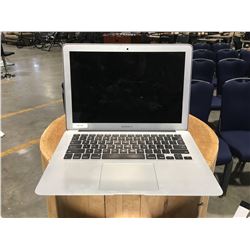 MAC BOOK AIR LAP TOP COMPUTER (OPERATING SYSTEM HAS BEEN REMOVED)