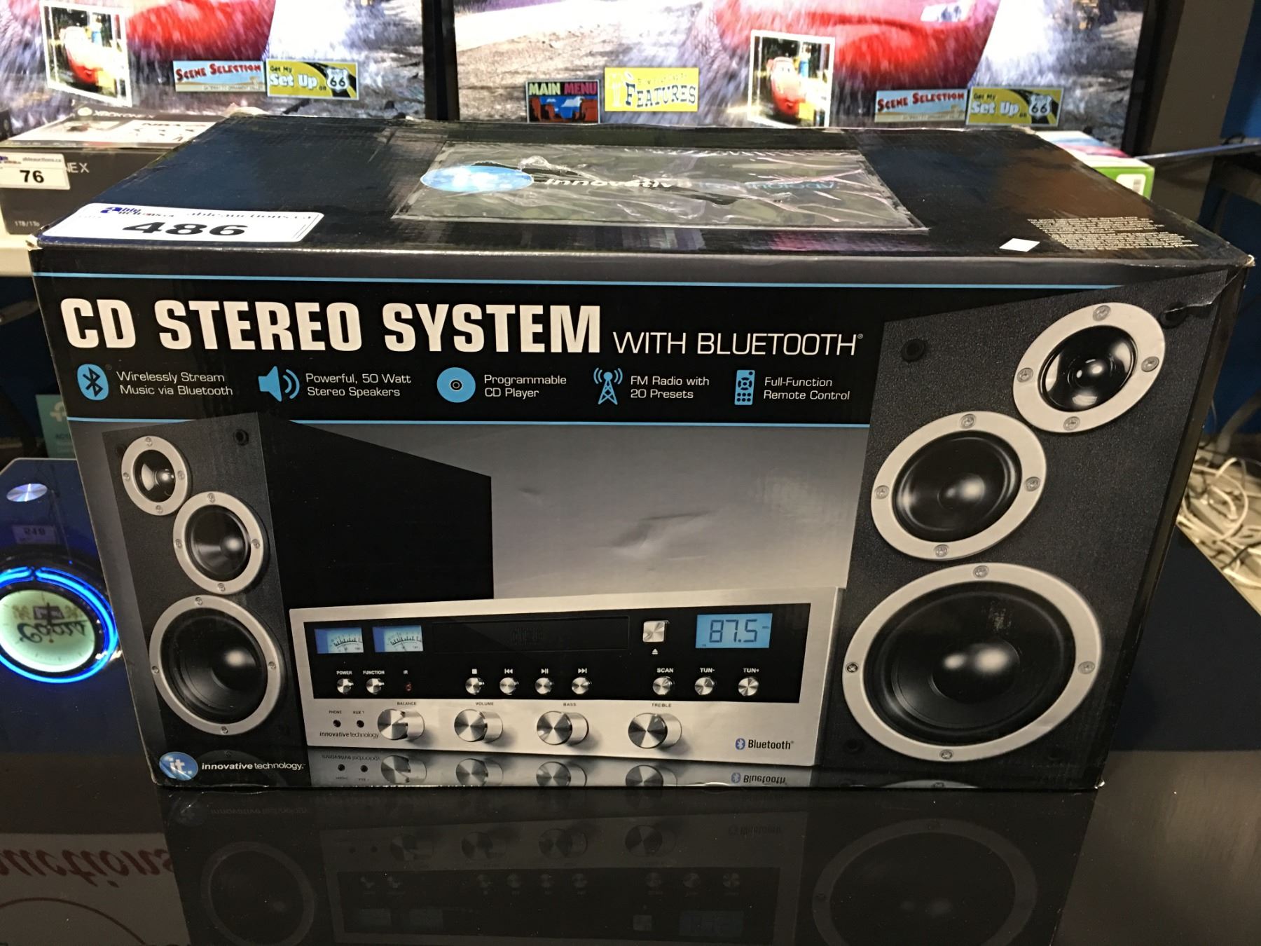 Cd System Unit IT CD STEREO SYSTEM WITH BLUETOOTH