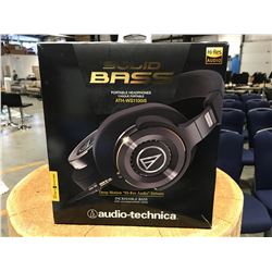 AUDIO TECHNICA SOLID BASS PORTABLE HEADPHONES