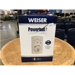 WEISER POWER BOLT 2 TOUCH PAD DEAD BOLT