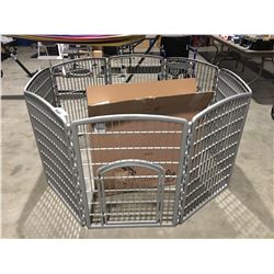 IRIS 8 PANEL INDOOR/OUTDOOR PET PEN
