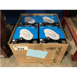 CASE OF 16 - 14WATT LED DOWN LIGHTS