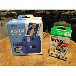 FUGI FILM INSTAX MINI 9 INSTANT CAMERA WITH FILM PACK