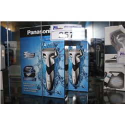 PAIR OF PANASONIC 3 BLADE WET/DRY SHAVERS (MODEL ES-SL33)