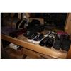 Image 2 : SHELF LOT INCLUDING TIMBERLAND LEATHER JACKET, PLUSH BLANKET, SHOES, ORGANIZERS AND MORE