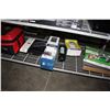 Image 1 : SHELF LOT INCLUDING LEAP TV, LABLE MAKER, DOOR LOCKS AND MORE