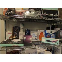 VICKS MINI HUMIDIFIER, CERAMIC HAIR STRAIGHTENER, CRYSTAL SALT LAMP, WATERPIK WATER FLOSSER, ORAL-B