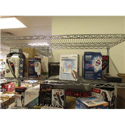 TABLE LAMP, ESSENTIAL OIL DIFFUSER, WAHL HOME PRO HAIR CUTTING KIT, EXTREME FABRIC DEFUZZER,