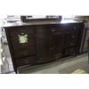 Image 2 : MODERN DARK WOOD SIDEBOARD WITH MIRROR