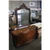 Image 1 : TRADITIONAL STYLE 9 DRAWER DRESSER WITH MIRROR